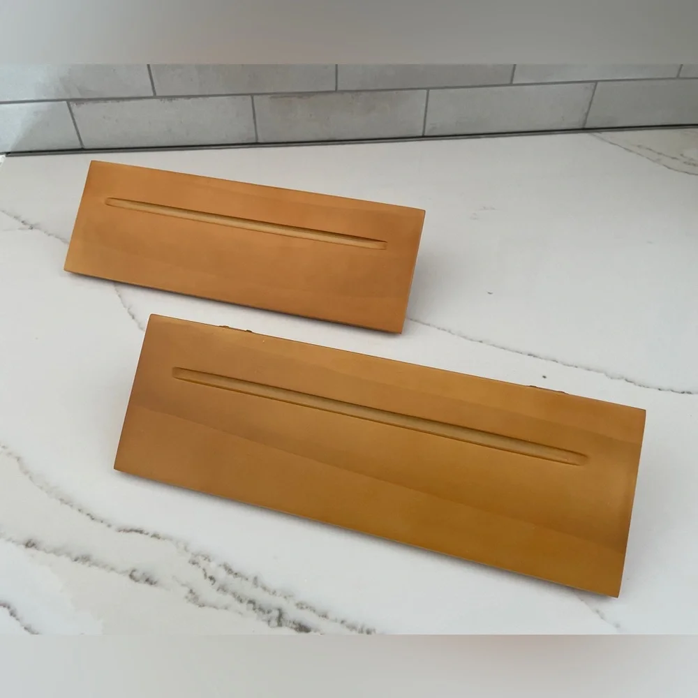 Restore and Restyle 12 Inch Wood Display Ledge Set of 2 NWOT